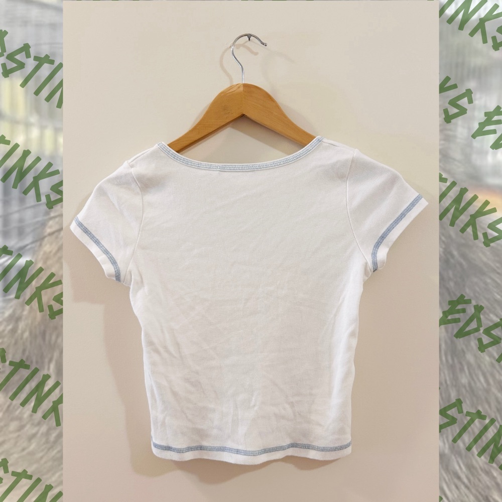 Brandy Melville crop top white - Picture 2 of 6